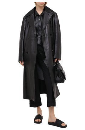 Женские шлепанцы bv slider BOTTEGA VENETA черного цвета по цене 25100 руб., арт. 640051/V00P0 | Фото 2 Женские шлепанцы bv slider BOTTEGA VENETA черного цвета, арт. 640051/V00P0 | Фото 2