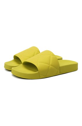 Женские шлепанцы bv slider BOTTEGA VENETA светло-зеленого цвета по цене 26700 руб., арт. 640051/V00P0 | Фото 1 Женские шлепанцы bv slider BOTTEGA VENETA светло-зеленого цвета, арт. 640051/V00P0 | Фото 1