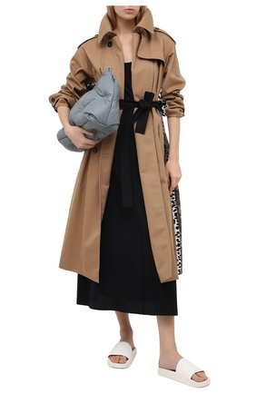 Женские шлепанцы bv slider BOTTEGA VENETA белого цвета по цене 26700 руб., арт. 640051/V00P0 | Фото 2 Женские шлепанцы bv slider BOTTEGA VENETA белого цвета, арт. 640051/V00P0 | Фото 2