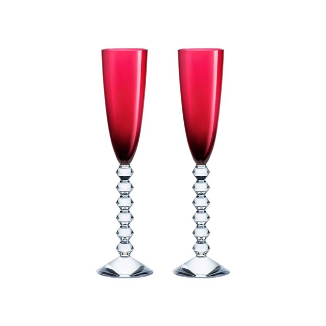 фото Набор из 2-х фужеров для шампанского vega красных baccarat