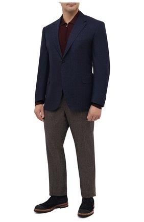 Мужской шерстяной пиджак CANALI темно-синего цвета по цене 126000 руб., арт. 11280/CF02805/112/60-64 | Фото 2 Мужской шерстяной пиджак CANALI темно-синего цвета, арт. 11280/CF02805/112/60-64 | Фото 2