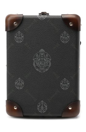 Мужская сумка berluti x globe trotter BERLUTI черного цвета по цене 356500 руб., арт. M212758 | Фото 1 Мужская сумка berluti x globe trotter BERLUTI черного цвета, арт. M212758 | Фото 1 (Ремень/цепочка: На ремешке; Материал: Текстиль; Размер: mini)