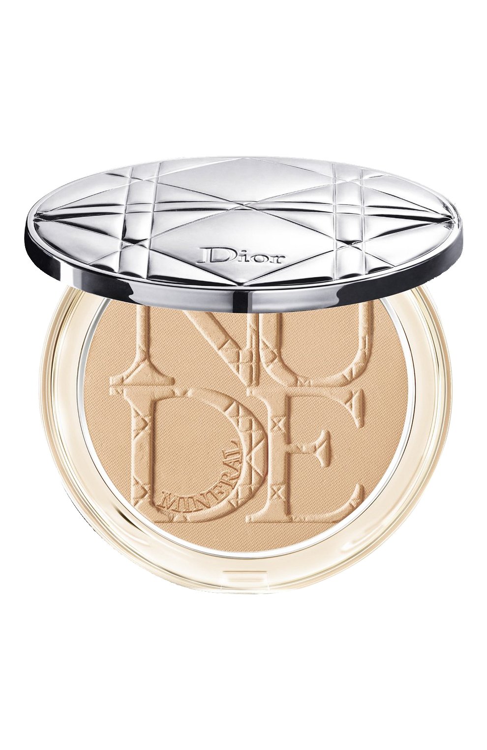 Женская компактная пудра для лица diorskin mineral nude matte, 003 DIOR бесцветного цвета, арт. C002300003 | Фото 1