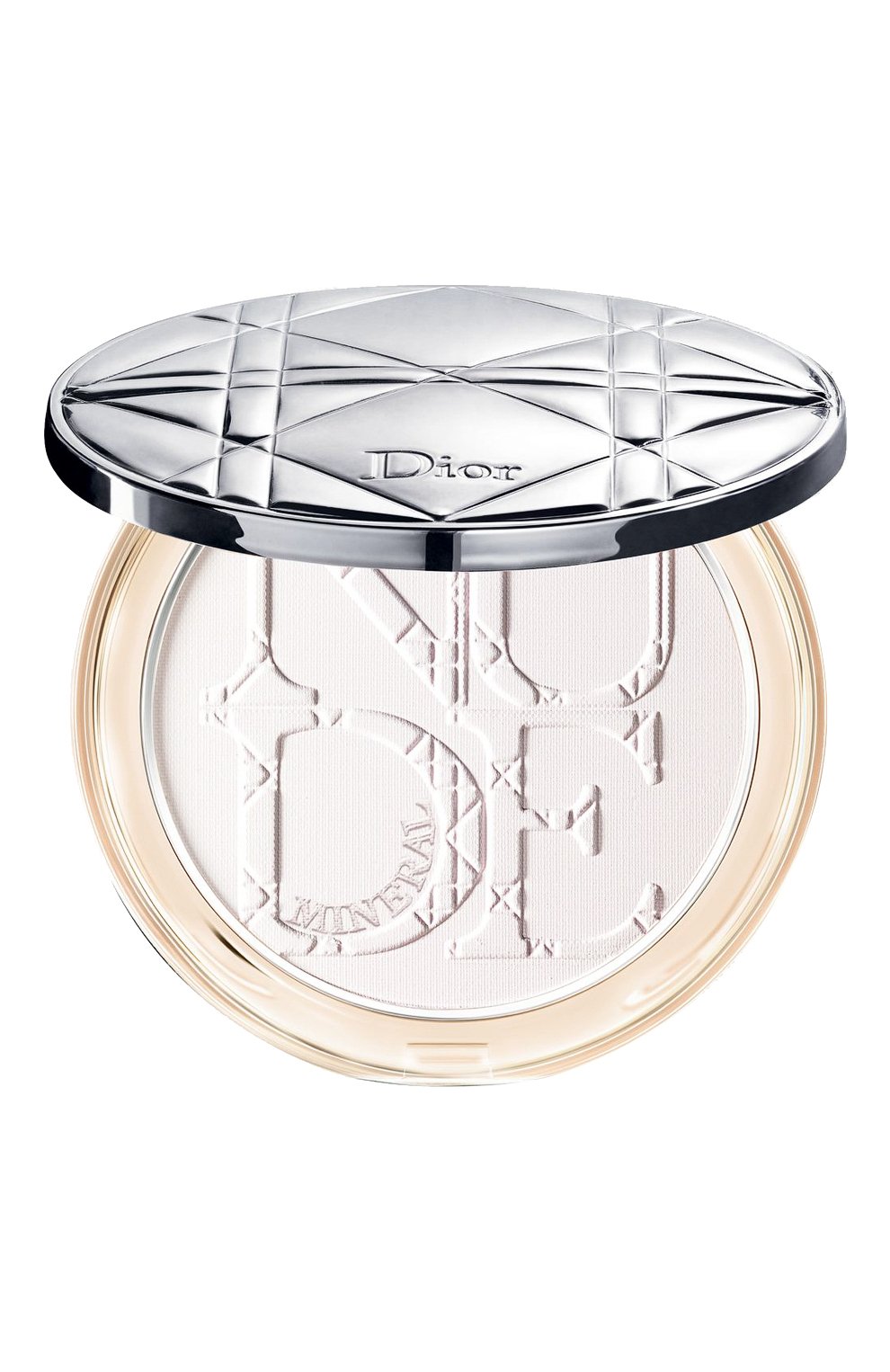 Женская компактная пудра для лица diorskin mineral nude matte, 005 DIOR бесцветного цвета, арт. C002300005 | Фото 1
