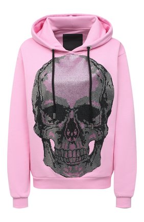 Женская хлопковое худи PHILIPP PLEIN розового цвета по цене 88740 руб., арт. F20C WJB1288 PJO002N | Фото 1 Женская хлопковое худи PHILIPP PLEIN розового цвета, арт. F20C WJB1288 PJO002N | Фото 1