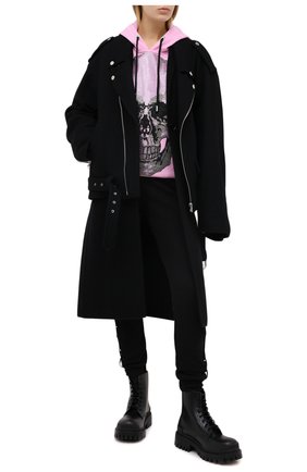 Женская хлопковое худи PHILIPP PLEIN розового цвета по цене 88740 руб., арт. F20C WJB1288 PJO002N | Фото 2 Женская хлопковое худи PHILIPP PLEIN розового цвета, арт. F20C WJB1288 PJO002N | Фото 2
