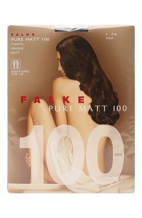 Женские колготки pure matt 100 FALKE черного цвета по цене 3410 руб., арт. 40110 | Фото 1 Женские колготки pure matt 100 FALKE черного цвета, арт. 40110 | Фото 1