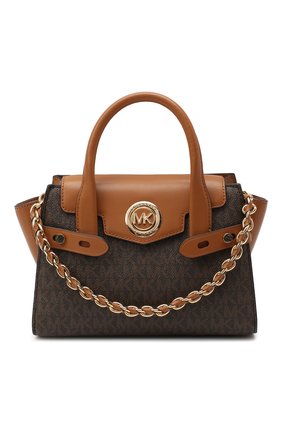 Женская сумка carmen small MICHAEL MICHAEL KORS коричневого цвета по цене 32150 руб., арт. 30T0GNMM0B | Фото 1 Женская сумка carmen small MICHAEL MICHAEL KORS коричневого цвета, арт. 30T0GNMM0B | Фото 1