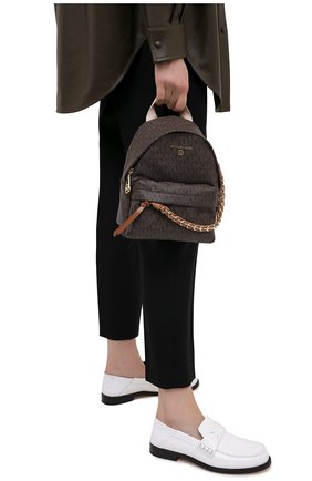 Женский рюкзак slater MICHAEL MICHAEL KORS коричневого цвета по цене 23000 руб., арт. 30T0G04B0B | Фото 2 Женский рюкзак slater MICHAEL MICHAEL KORS коричневого цвета, арт. 30T0G04B0B | Фото 2