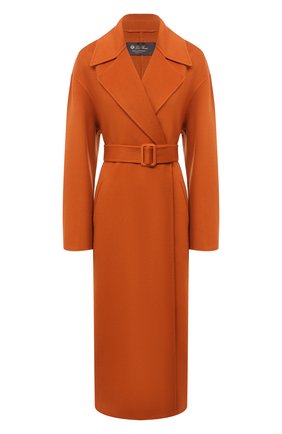 Женское кашемировое пальто LORO PIANA оранжевого цвета по цене 825000 руб., арт. FAL3652 | Фото 1 Женское кашемировое пальто LORO PIANA оранжевого цвета, арт. FAL3652 | Фото 1 (Материал внешний: Шерсть, Кашемир; Стили: Кэжуэл; 1-2-бортные: Однобортные; Рукава: Длинные; Длина (верхняя одежда): Длинные)