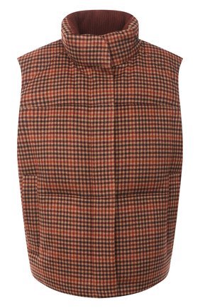 Женский пуховый жилет LORO PIANA бордового цвета по цене 385500 руб., арт. FAL4375 | Фото 1 Женский пуховый жилет LORO PIANA бордового цвета, арт. FAL4375 | Фото 1