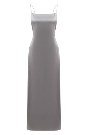 Женское шелковое платье HELMUT LANG светло-серого цвета по цене 68400 руб., арт. K06HW605 | Фото 1 Женское шелковое платье HELMUT LANG светло-серого цвета, арт. K06HW605 | Фото 1
