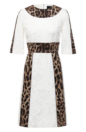 Женское платье из хлопка и шелка DOLCE & GABBANA разноцветного цвета по цене 176500 руб., арт. J6097T/H9023 | Фото 1 Женское платье из хлопка и шелка DOLCE & GABBANA разноцветного цвета, арт. J6097T/H9023 | Фото 1