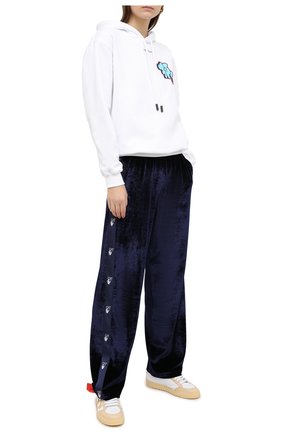 Женская хлопковое худи OFF-WHITE белого цвета по цене 55650 руб., арт. 0WBB032F20JER0010184 | Фото 2 Женская хлопковое худи OFF-WHITE белого цвета, арт. 0WBB032F20JER0010184 | Фото 2