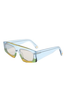 Женские солнцезащитные очки JACQUEMUS голубого цвета по цене 0 руб., арт. LES LUNETTES YAUC0 MULTI YELL0W | Фото 1 Женские солнцезащитные очки JACQUEMUS голубого цвета, арт. LES LUNETTES YAUC0 MULTI YELL0W | Фото 1 (Региональные ограничения белый список (Axapta Mercury): RU; Тип очков: С/з; Очки форма: Прямоугольные, D-форма)