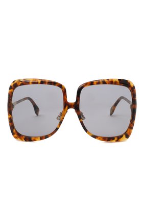 Женские солнцезащитные очки FENDI коричневого цвета по цене 25700 руб., арт. 0429 9N4 | Фото 3 Женские солнцезащитные очки FENDI коричневого цвета, арт. 0429 9N4 | Фото 3 (Тип очков: С/з; Очки форма: Квадратные)