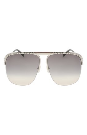 Женские солнцезащитные очки GIVENCHY серого цвета по цене 29600 руб., арт. 7174 010 | Фото 3 Женские солнцезащитные очки GIVENCHY серого цвета, арт. 7174 010 | Фото 3 (Тип очков: С/з; Очки форма: Маска, D-форма)