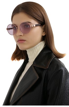 Женские солнцезащитные очки MARC JACOBS (THE) сиреневого цвета по цене 15100 руб., арт. MARC 497/G DDB | Фото 2 Женские солнцезащитные очки MARC JACOBS (THE) сиреневого цвета, арт. MARC 497/G DDB | Фото 2
