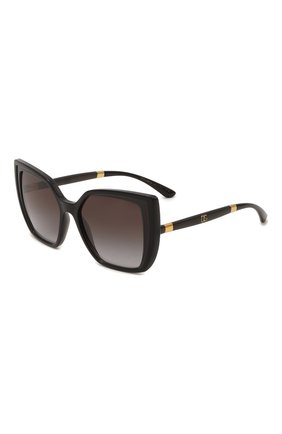 Женские солнцезащитные очки DOLCE & GABBANA черного цвета по цене 16300 руб., арт. 6138-32468G | Фото 1 Женские солнцезащитные очки DOLCE & GABBANA черного цвета, арт. 6138-32468G | Фото 1