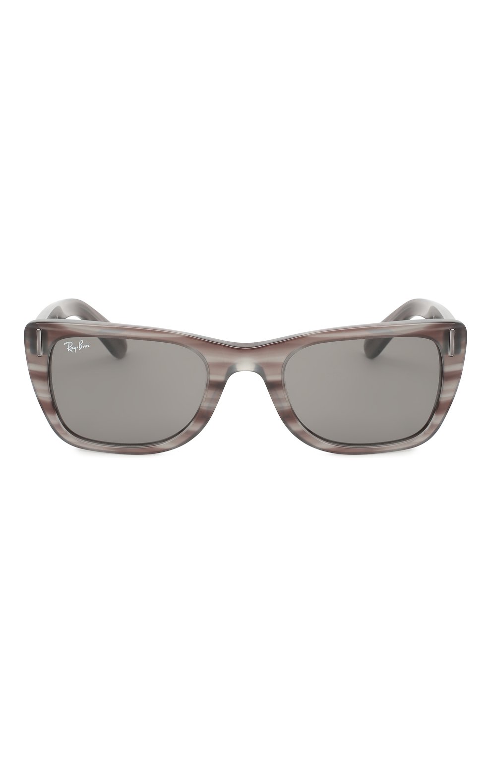 Женские солнцезащитные очки RAY-BAN серого цвета, арт. 2248-1314B1 | Фото 4 (Региональные ограничения белый список (Axapta Mercury): RU; Тип очков: С/з; Очки форма: Прямоугольные)