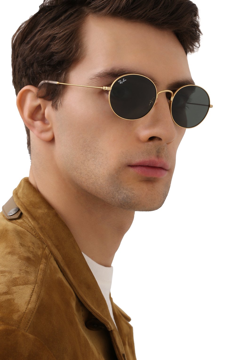 Женские солнцезащитные очки RAY-BAN золотого цвета по цене 10900 руб., арт. 3594-901371 | Фото 3 Женские солнцезащитные очки RAY-BAN золотого цвета, арт. 3594-901371 | Фото 3