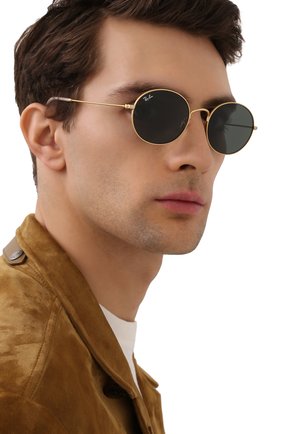 Женские солнцезащитные очки RAY-BAN золотого цвета по цене 10900 руб., арт. 3594-901371 | Фото 3 Женские солнцезащитные очки RAY-BAN золотого цвета, арт. 3594-901371 | Фото 3