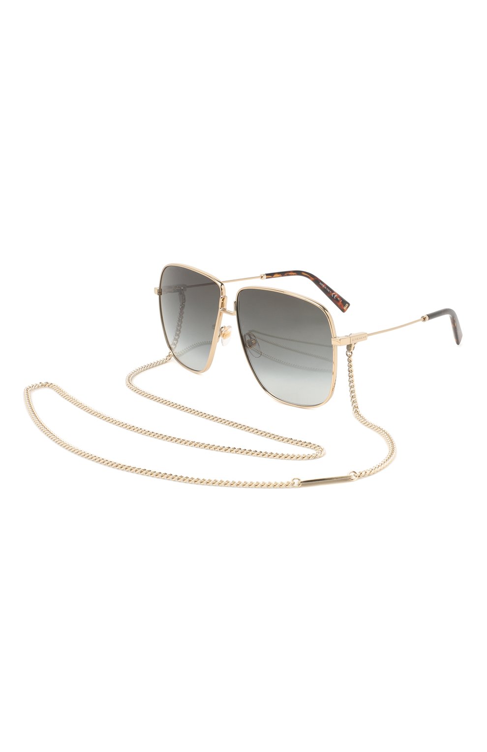 Женские золотые солнцезащитные очки GIVENCHY купить в интернет-магазине  ЦУМ, арт. 7183 J5G