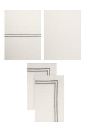 Мужского комплект постельного белья FRETTE серого цвета по цене 45700 руб., арт. FA7017 E3434 240B | Фото 1 Мужского комплект постельного белья FRETTE серого цвета, арт. FA7017 E3434 240B | Фото 1