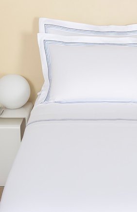 Мужского комплект постельного белья FRETTE синего цвета по цене 82150 руб., арт. F07092 E3491 260A | Фото 2 Мужского комплект постельного белья FRETTE синего цвета, арт. F07092 E3491 260A | Фото 2