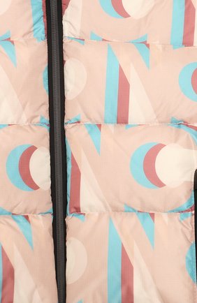 Детская пуховая куртка MONCLER розового цвета, арт. F2-954-1A50E-10-54AKZ/8-10A | Фото 3 (Кросс-КТ: Сезон: зима; Девочки Кросс-КТ: Пуховик-верхняя одежда; Рукава: Длинные; Материал внешний: Синтетический материал; Региональные ограничения белый список (Axapta Mercury): RU; Материал подклада: Синтетический материал; Материал утеплителя: Пух и перо)