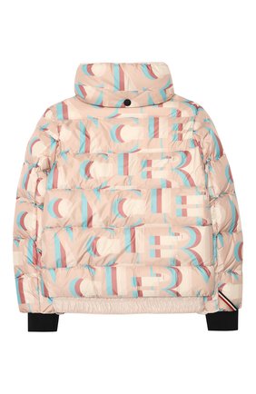 Детская пуховая куртка MONCLER розового цвета по цене 91700 руб., арт. F2-954-1A50E-10-54AKZ/4-6A | Фото 2 Детская пуховая куртка MONCLER розового цвета, арт. F2-954-1A50E-10-54AKZ/4-6A | Фото 2