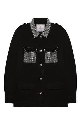 Детская джинсовая куртка PHILIPP PLEIN черного цвета по цене 67860 руб., арт. F20C GRA0070 PTE003N | Фото 1 Детская джинсовая куртка PHILIPP PLEIN черного цвета, арт. F20C GRA0070 PTE003N | Фото 1