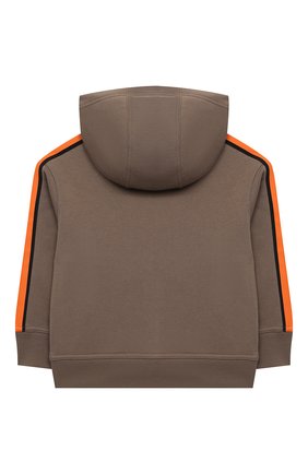 Детский хлопковая толстовка BURBERRY коричневого цвета по цене 19400 руб., арт. 8033021 | Фото 2 Детский хлопковая толстовка BURBERRY коричневого цвета, арт. 8033021 | Фото 2