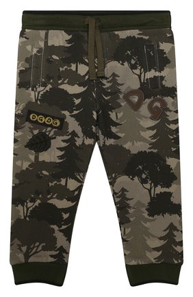 Детские хлопковые джоггеры DOLCE & GABBANA хаки цвета по цене 27250 руб., арт. L1JPWJ/G7XLJ | Фото 1 Детские хлопковые джоггеры DOLCE & GABBANA хаки цвета, арт. L1JPWJ/G7XLJ | Фото 1 (Материал внешний: Хлопок; Региональные ограничения белый список (Axapta Mercury): RU; Кросс-КТ НВ: Джоггеры; Ростовка одежда: 12 мес | 80 см, 18 мес | 86 см, 24 мес | 92 см, 3 мес | 62 см, 6 мес | 68 см, 9 мес | 74 см)
