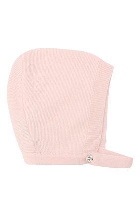 Детского кашемировая шапка LES LUTINS PARIS светло-розового цвета, арт. 20H053/JANE | Фото 1 (Материал: Текстиль, Кашемир, Шерсть)
