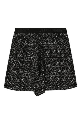 Детская юбка ALBERTA FERRETTI JUNIOR черного цвета по цене 12200 руб., арт. 025369 | Фото 1 Детская юбка ALBERTA FERRETTI JUNIOR черного цвета, арт. 025369 | Фото 1
