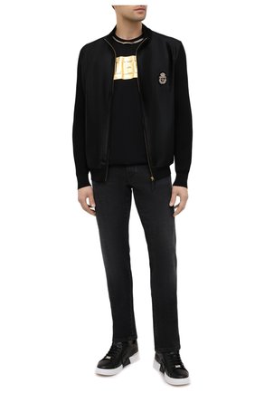 Мужская хлопковая футболка PHILIPP PLEIN черного цвета по цене 57420 руб., арт. A20C MTK4685 PJY002N | Фото 2 Мужская хлопковая футболка PHILIPP PLEIN черного цвета, арт. A20C MTK4685 PJY002N | Фото 2
