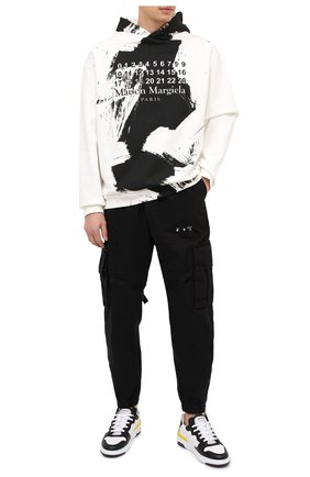 Мужской хлопковое худи MAISON MARGIELA белого цвета по цене 63250 руб., арт. S50GU0151/S25451 | Фото 2 Мужской хлопковое худи MAISON MARGIELA белого цвета, арт. S50GU0151/S25451 | Фото 2