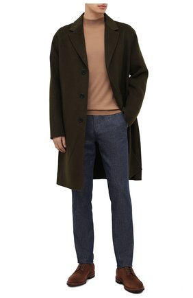 Мужской хлопковые брюки CORNELIANI темно-синего цвета по цене 27950 руб., арт. 864ER7-0820154/00 | Фото 2 Мужской хлопковые брюки CORNELIANI темно-синего цвета, арт. 864ER7-0820154/00 | Фото 2