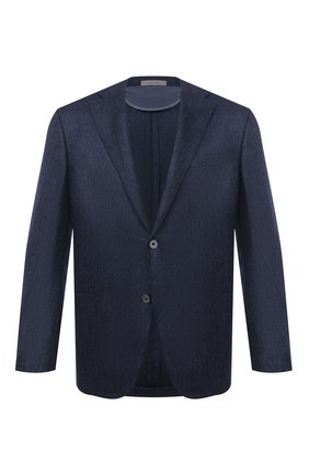 Мужской кашемировый пиджак CORNELIANI темно-синего цвета по цене 196500 руб., арт. 86X240-0818604/90 | Фото 1 Мужской кашемировый пиджак CORNELIANI темно-синего цвета, арт. 86X240-0818604/90 | Фото 1