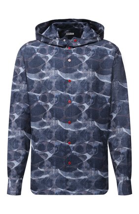 Мужская хлопковая рубашка KITON синего цвета по цене 94100 руб., арт. UMCMARH0748301/45-50 | Фото 1 Мужская хлопковая рубашка KITON синего цвета, арт. UMCMARH0748301/45-50 | Фото 1