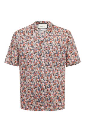 Мужская хлопковая рубашка liberty GUCCI разноцветного цвета по цене 48000 руб., арт. 636407/ZAFKZ | Фото 1 Мужская хлопковая рубашка liberty GUCCI разноцветного цвета, арт. 636407/ZAFKZ | Фото 1