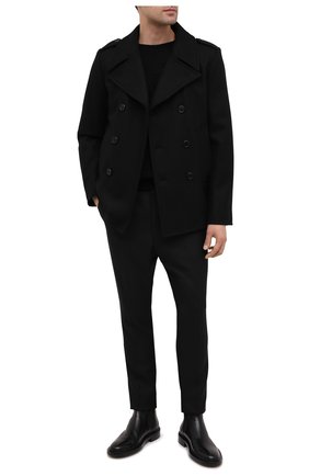 Мужской шерстяной бушлат SAINT LAURENT черного цвета по цене 162000 руб., арт. 628690/Y060W | Фото 2 Мужской шерстяной бушлат SAINT LAURENT черного цвета, арт. 628690/Y060W | Фото 2