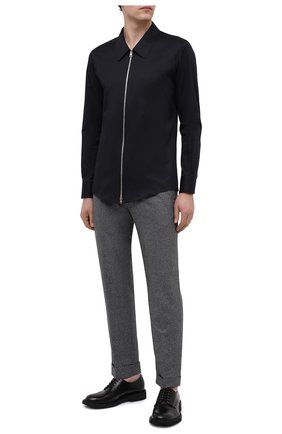 Мужская хлопковая рубашка ZEGNA COUTURE черного цвета по цене 73600 руб., арт. 802134/9NGBNT | Фото 2 Мужская хлопковая рубашка ZEGNA COUTURE черного цвета, арт. 802134/9NGBNT | Фото 2