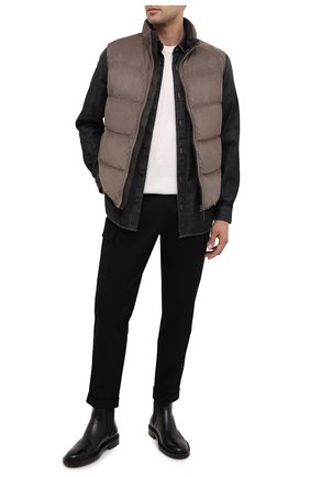 Мужской хлопковые брюки-карго Z ZEGNA черного цвета по цене 33100 руб., арт. VV136/ZZ363 | Фото 2 Мужской хлопковые брюки-карго Z ZEGNA черного цвета, арт. VV136/ZZ363 | Фото 2
