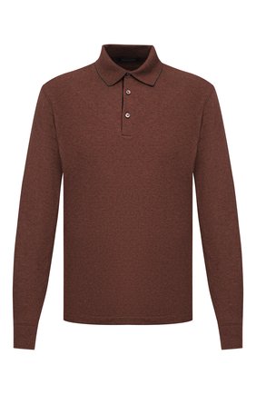 Мужское хлопковое поло ERMENEGILDO ZEGNA коричневого цвета по цене 42550 руб., арт. UV344/851 | Фото 1 Мужское хлопковое поло ERMENEGILDO ZEGNA коричневого цвета, арт. UV344/851 | Фото 1