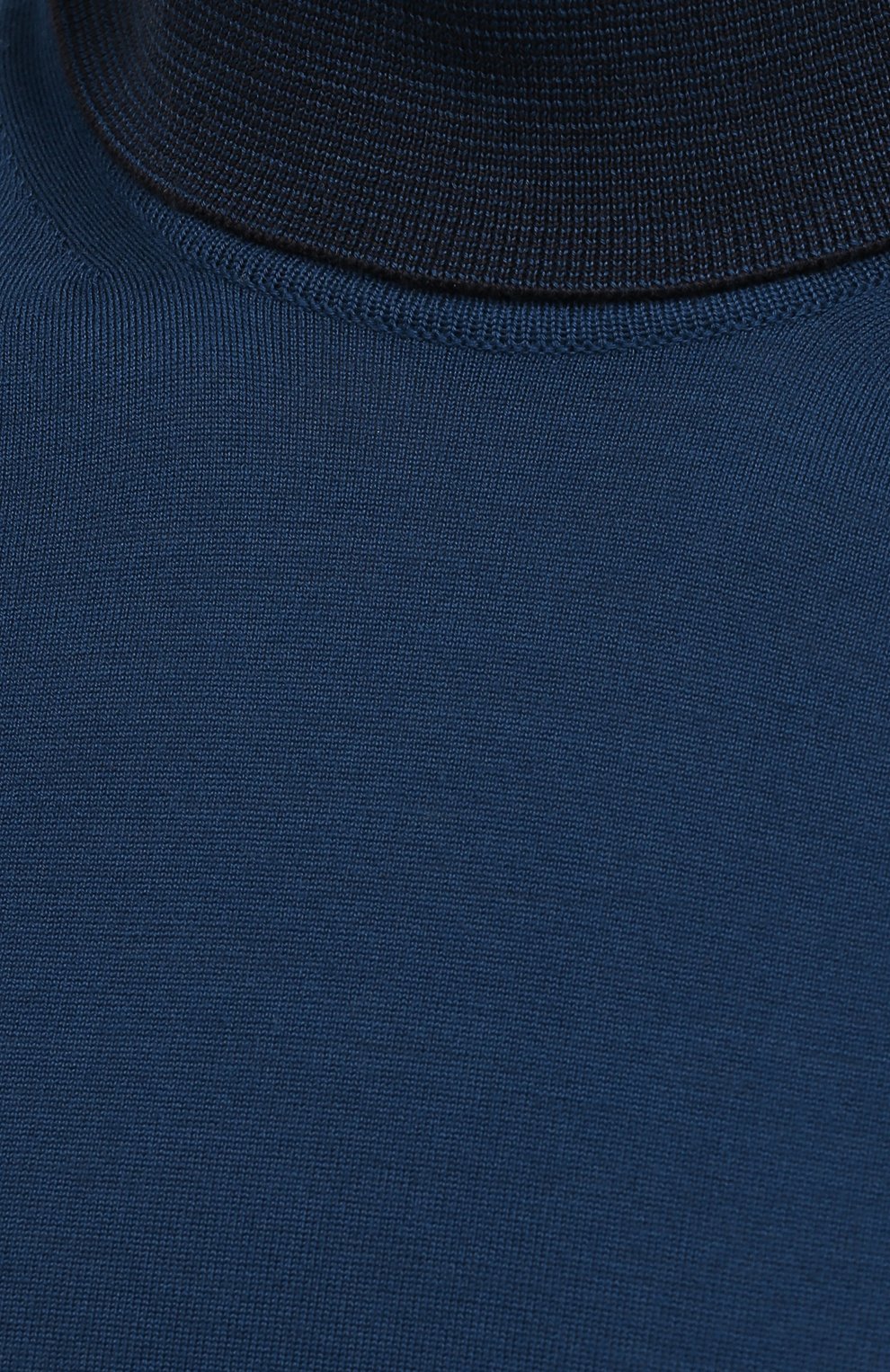 Мужской шерстяная водолазка ZEGNA COUTURE синего цвета, арт. CVM01/120 | Фото 5 (Материал внешний: Шерсть; Рукава: Длинные; Принт: Без принта; Длина (для топов): Стандартные; Стили: Классический; Мужское Кросс-КТ: Водолазка-одежда)
