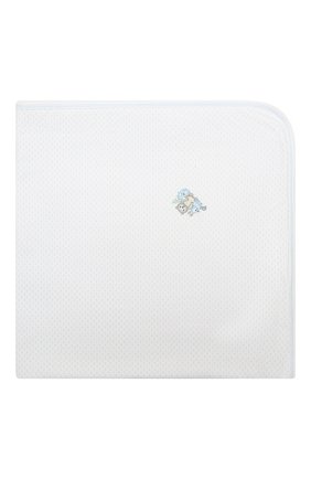 Детского хлопковая пеленка MAGNOLIA BABY голубого цвета по цене 4890 руб., арт. 562-52-LB | Фото 2 Детского хлопковая пеленка MAGNOLIA BABY голубого цвета, арт. 562-52-LB | Фото 2