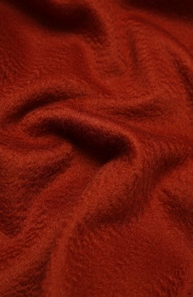 Кашемировый плед LORO PIANA оранжевого цвета, арт. FAA1158 | Фото 2