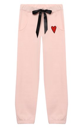 Детские хлопковые джоггеры SONIA RYKIEL ENFANT светло-розового цвета по цене 10650 руб., арт. 20W1PA03 | Фото 1 Детские хлопковые джоггеры SONIA RYKIEL ENFANT светло-розового цвета, арт. 20W1PA03 | Фото 1